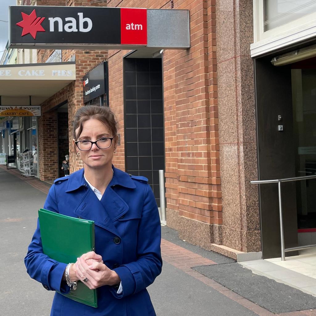 Bank Branch Closures Tearing Holes In Small Regional Communities NSW   Steph Bank Close 